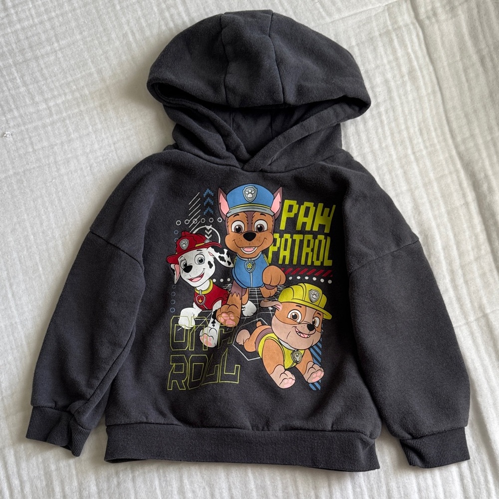 Paw Patrol gray hoodie size 2-3 years